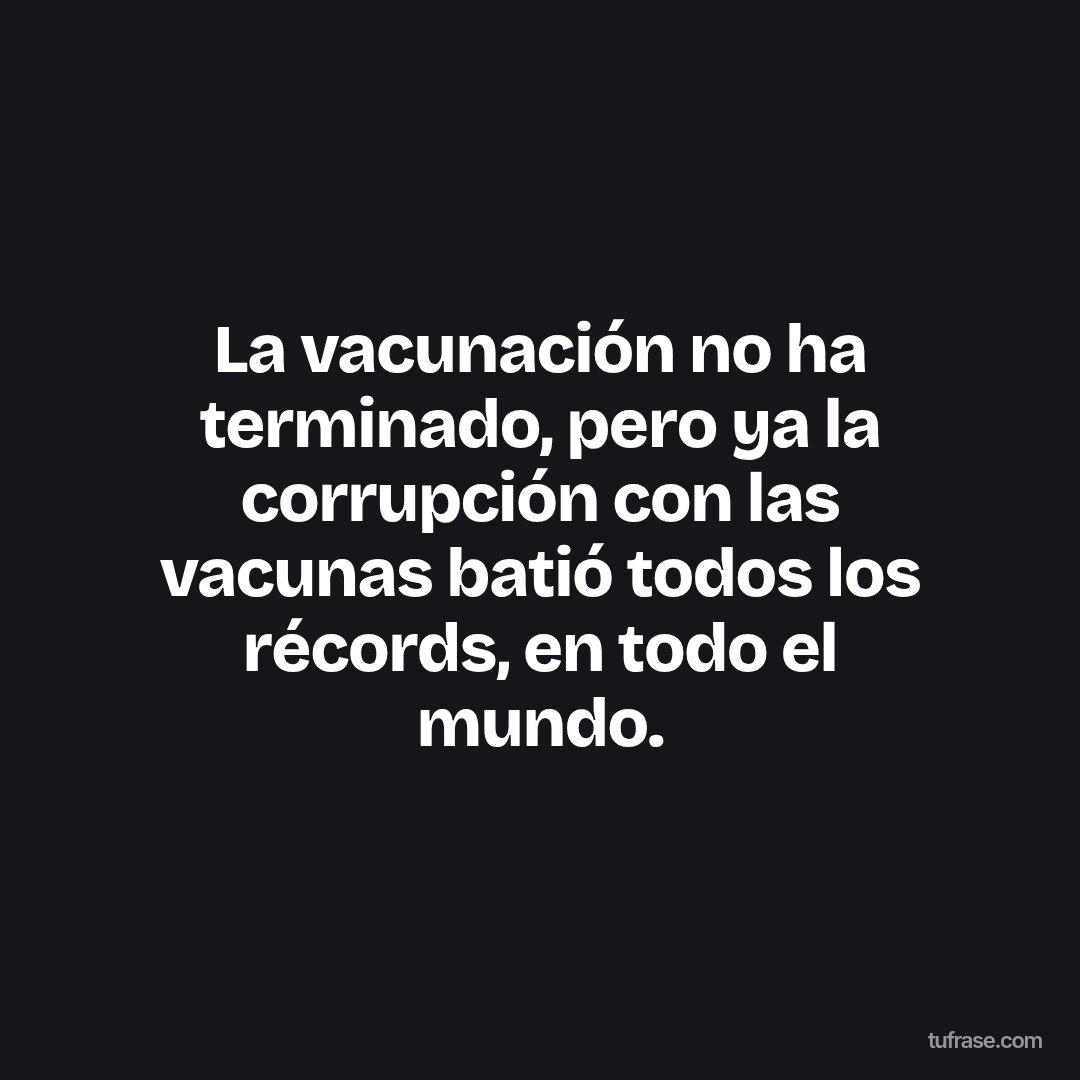 La vacunación no ha terminado, pero ya la corrupción con las vacunas batió todos los récords, en todo el mundo.