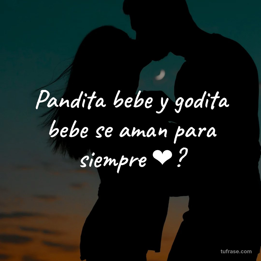 Pandita bebe y godita bebe se aman para siempre ❤️?