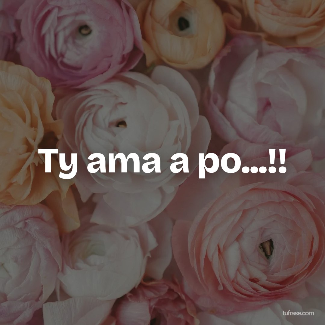 Ty ama a po...!!