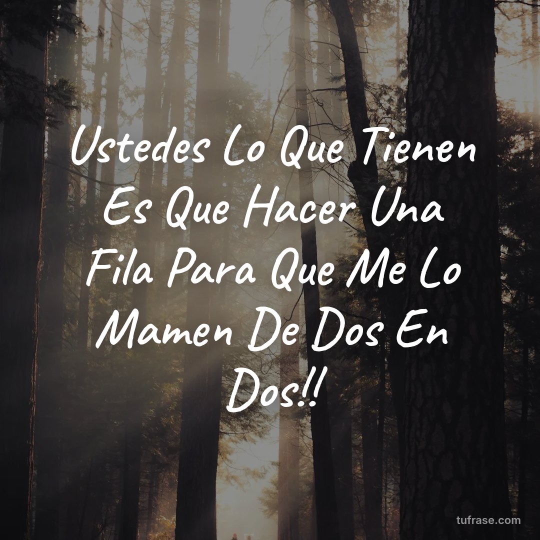 Ustedes Lo Que Tienen Es Que Hacer Una Fila Para Que Me Lo Mamen De Dos En Dos!!