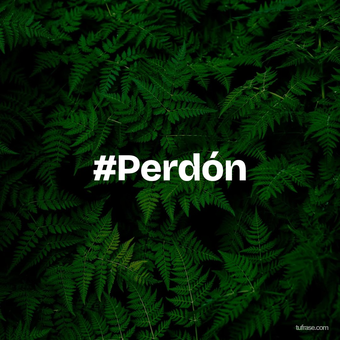 #Perdón