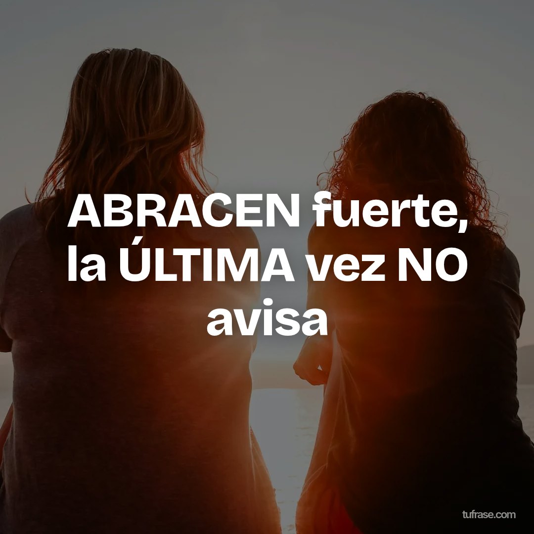 ABRACEN fuerte, la ÚLTIMA vez NO avisa