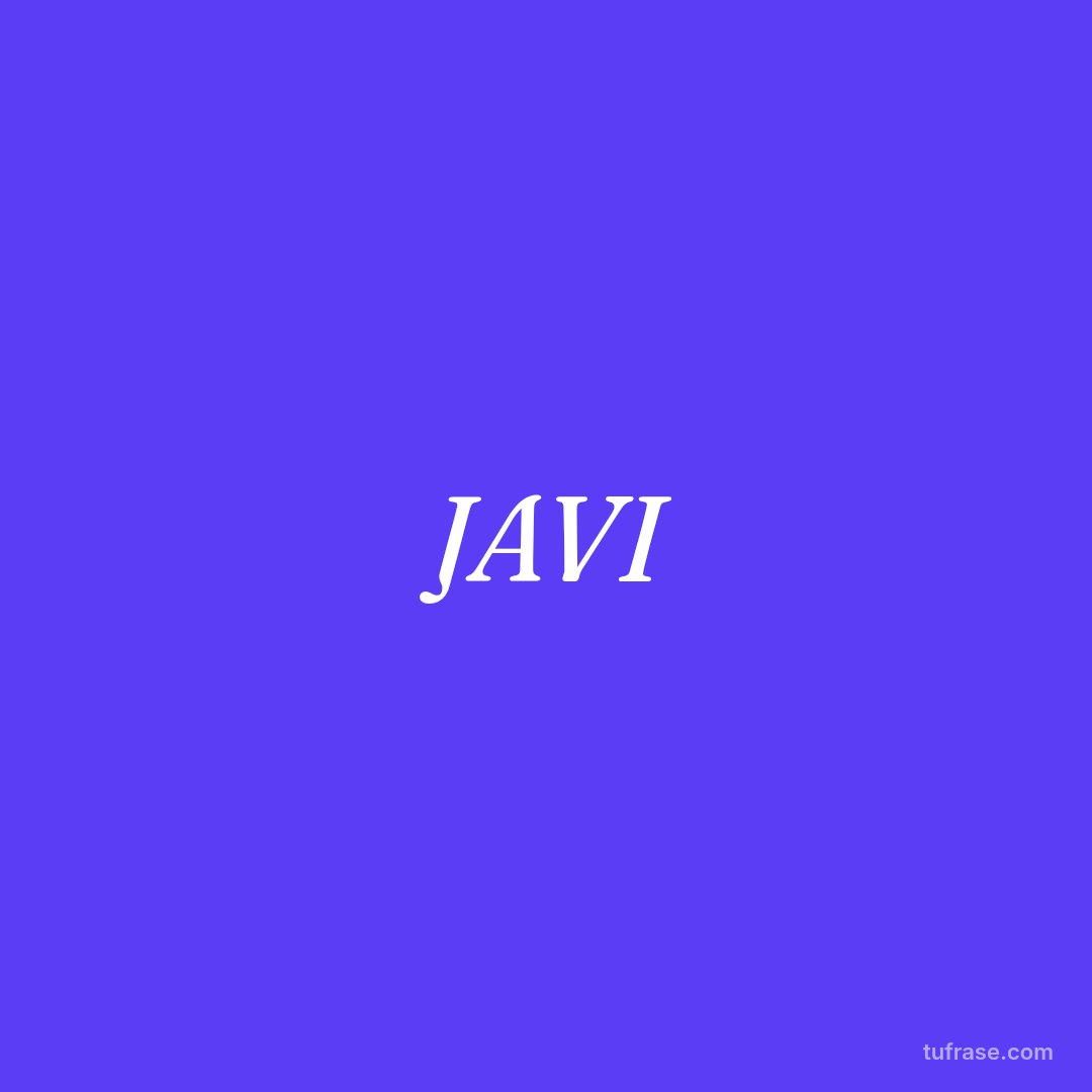 JAVI