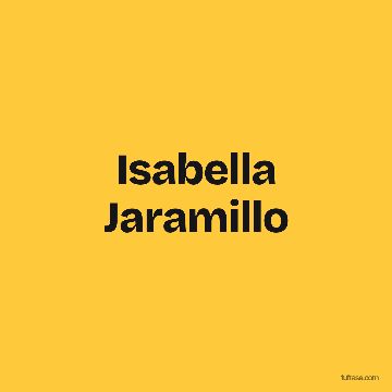Isabella Jaramillo