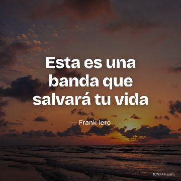 Esta es una banda que salvará tu vida