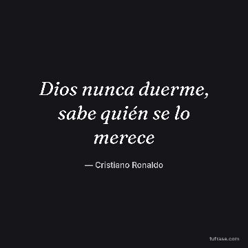 Dios nunca duerme, sabe quién se lo merece