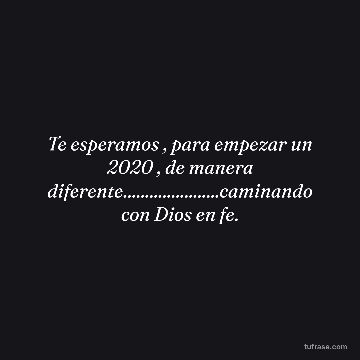 Te esperamos , para empezar un 2020 , de manera diferente......................caminando con Dios en fe.