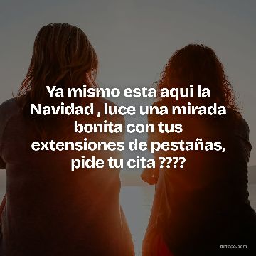Ya mismo esta aqui la Navidad , luce una mirada bonita con tus extensiones de pestañas, pide tu cita ????