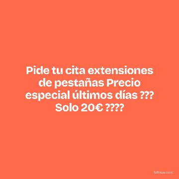 Pide tu cita extensiones de pestañas Precio especial últimos días ??? Solo 20€ ????