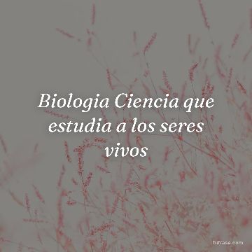 Biologia Ciencia que estudia a los seres vivos
