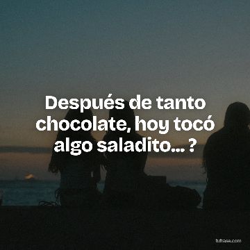 Después de tanto chocolate, hoy tocó algo saladito... ?