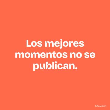 Los mejores momentos no se publican.