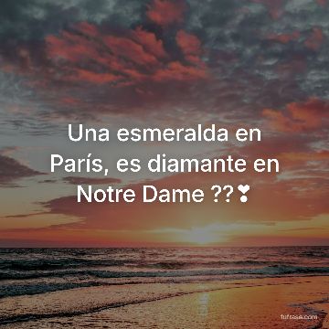Una esmeralda en París, es diamante en Notre Dame ??❣️