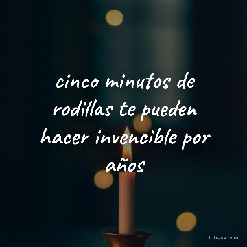 cinco minutos de rodillas te pueden hacer invencible por años